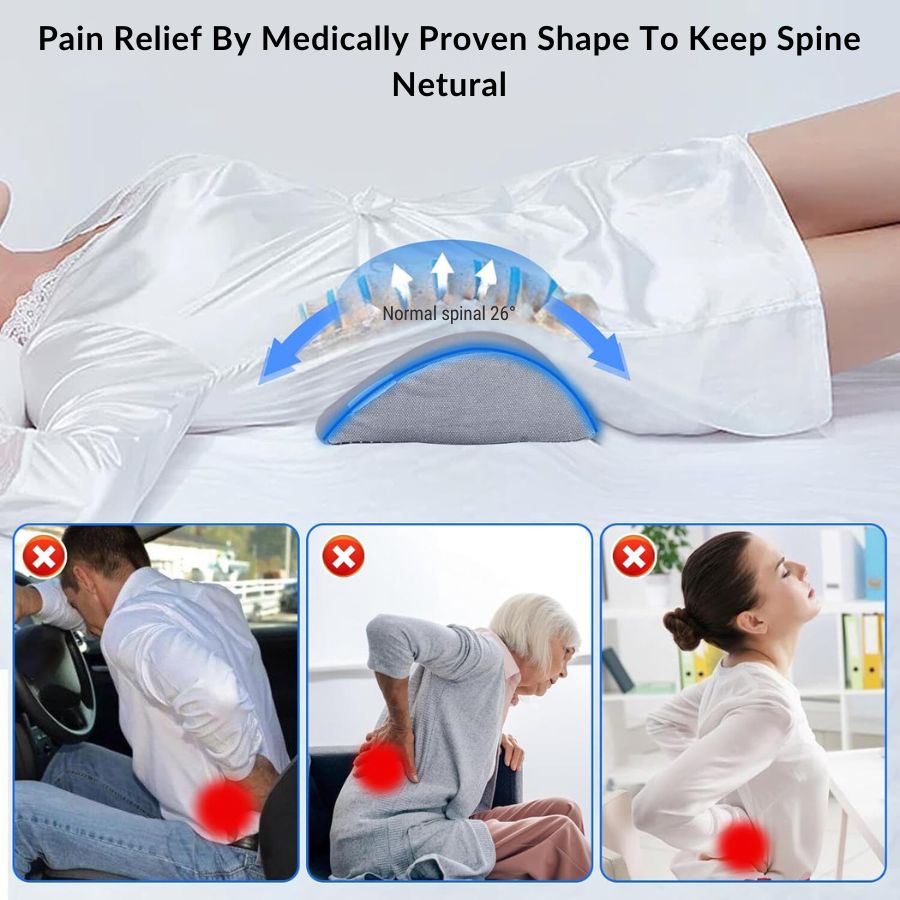 BjönSleep™ Lumbar Pillow For Lower Back Pain