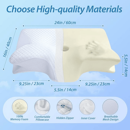 BjönSleep™ Head Pillow For Neck Pain & Sleep Apnea